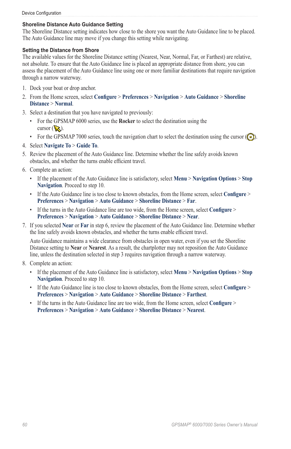 Garmin GPSMAP 7215 User Manual | Page 66 / 136