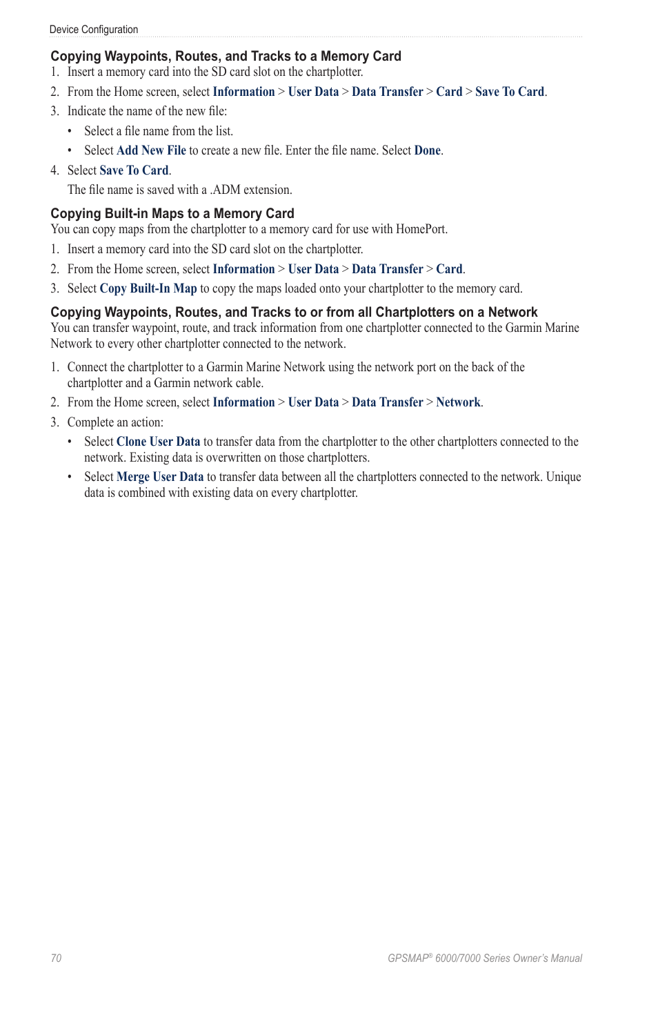 Garmin GPSMAP 7215 User Manual | Page 76 / 136