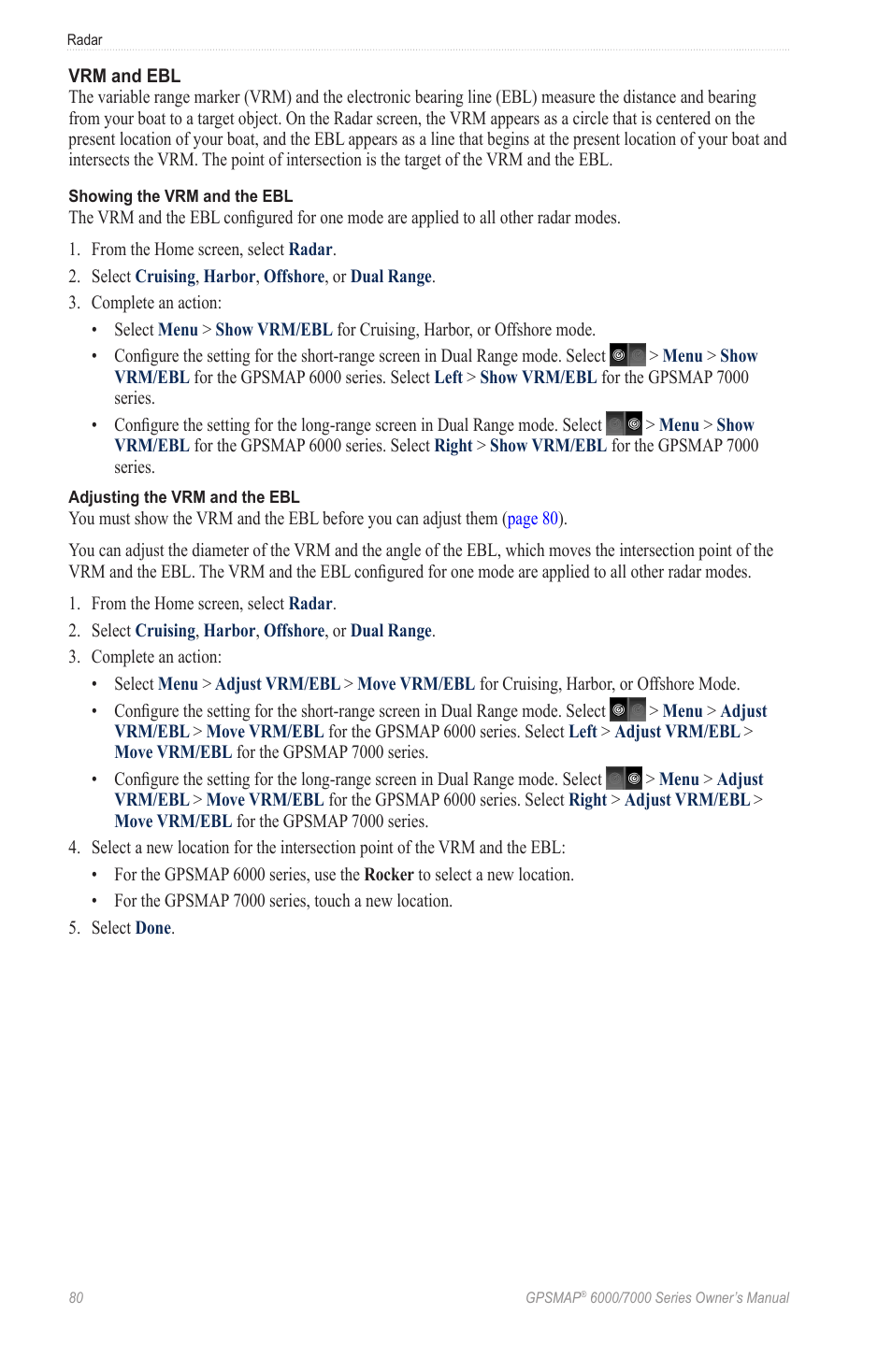 Garmin GPSMAP 7215 User Manual | Page 86 / 136