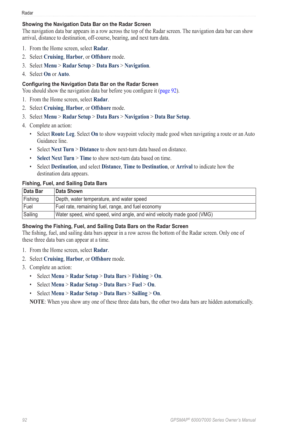 Garmin GPSMAP 7215 User Manual | Page 98 / 136