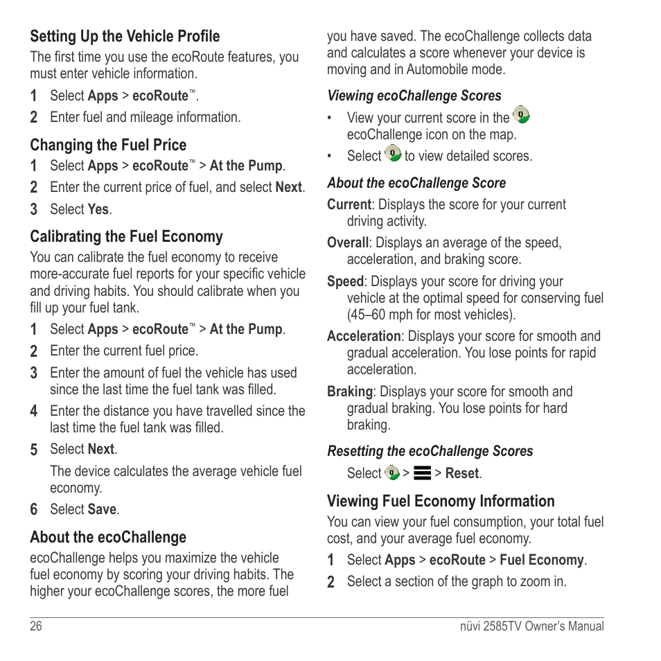 Garmin nuvi 2585TV User Manual | Page 26 / 48