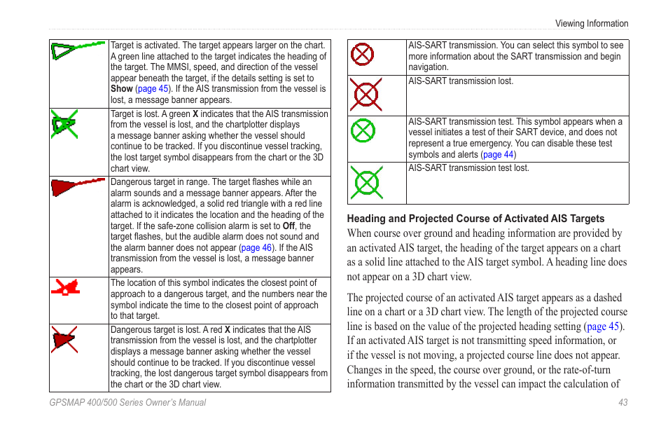 Garmin GPSMAP 526s User Manual | Page 49 / 84