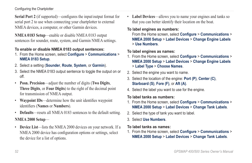 Garmin GPSMAP 526s User Manual | Page 58 / 84