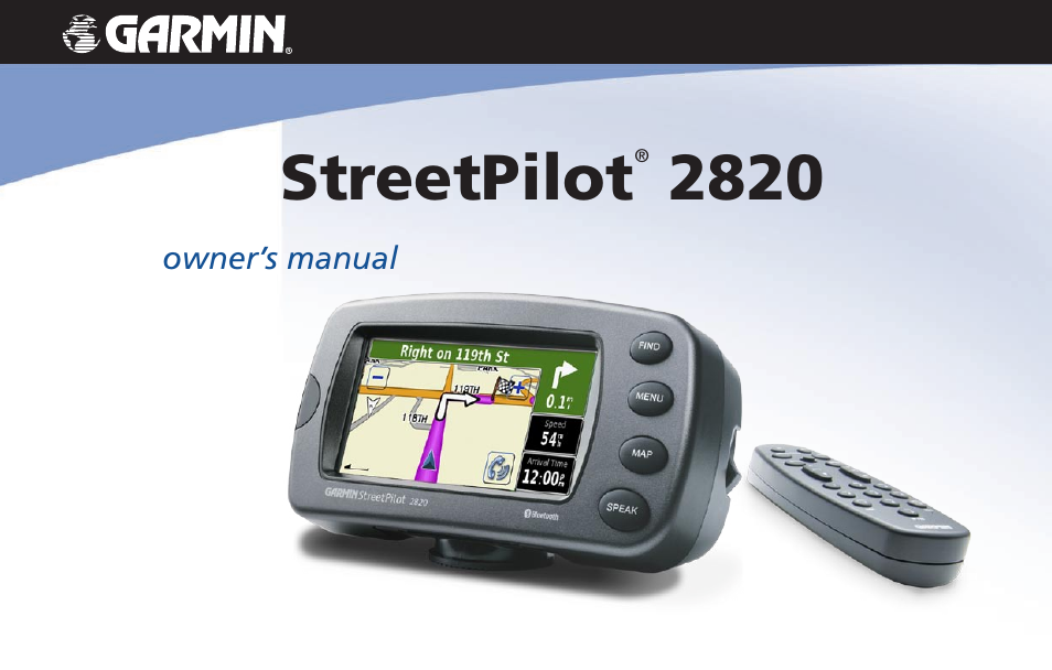 Garmin StreetPilot 2820 User Manual | 68 pages