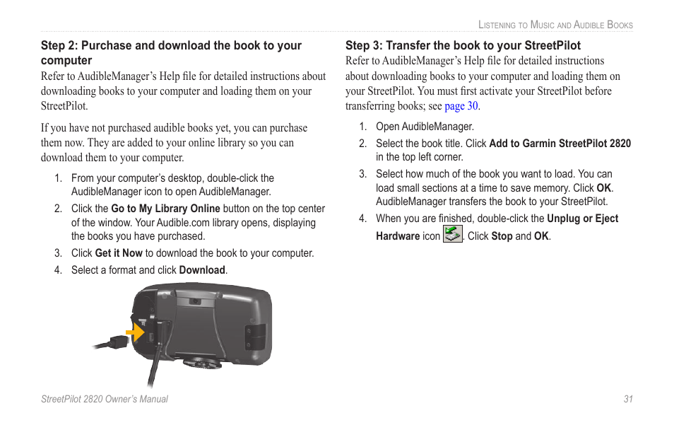 Garmin StreetPilot 2820 User Manual | Page 39 / 68