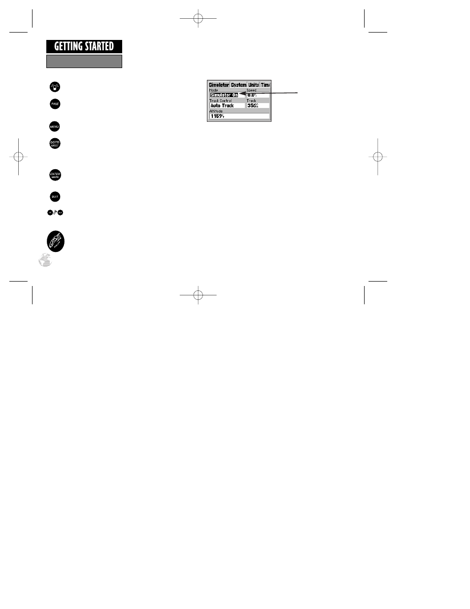 Getting started | Garmin GPS III Pilot User Manual | Page 10 / 112