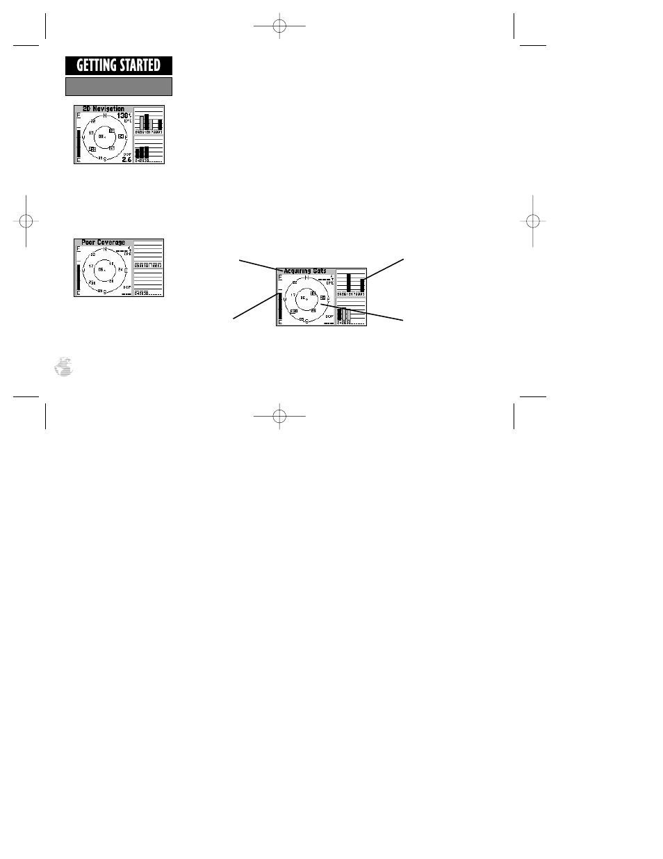 Getting started | Garmin GPS III Pilot User Manual | Page 16 / 112