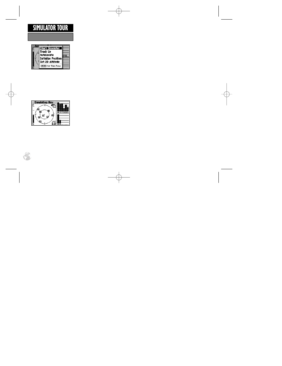 Simulator tour | Garmin GPS III Pilot User Manual | Page 26 / 112