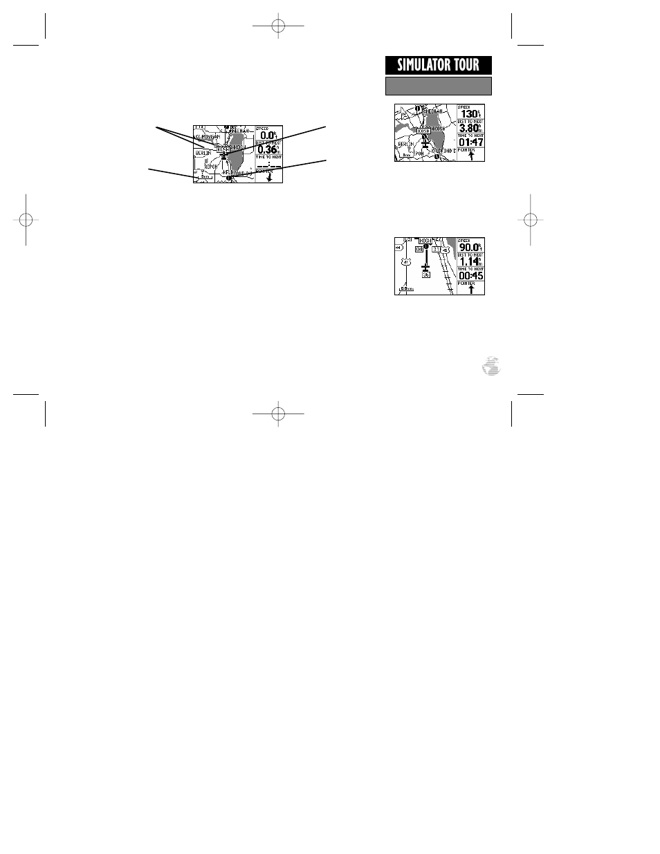 Simulator tour | Garmin GPS III Pilot User Manual | Page 27 / 112