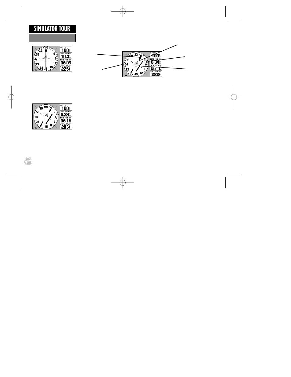 Simulator tour | Garmin GPS III Pilot User Manual | Page 30 / 112