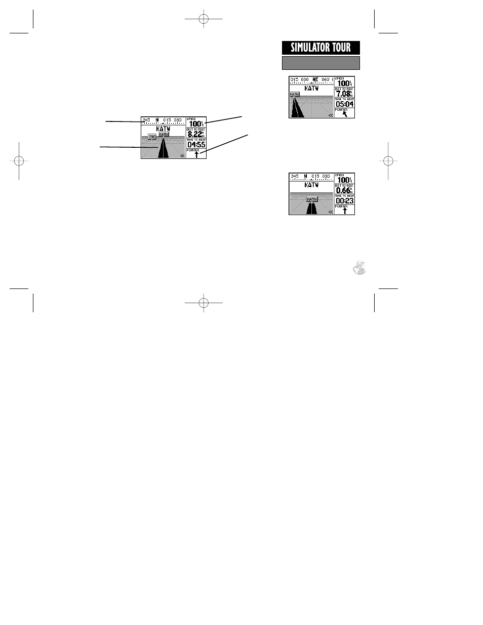 Simulator tour | Garmin GPS III Pilot User Manual | Page 31 / 112