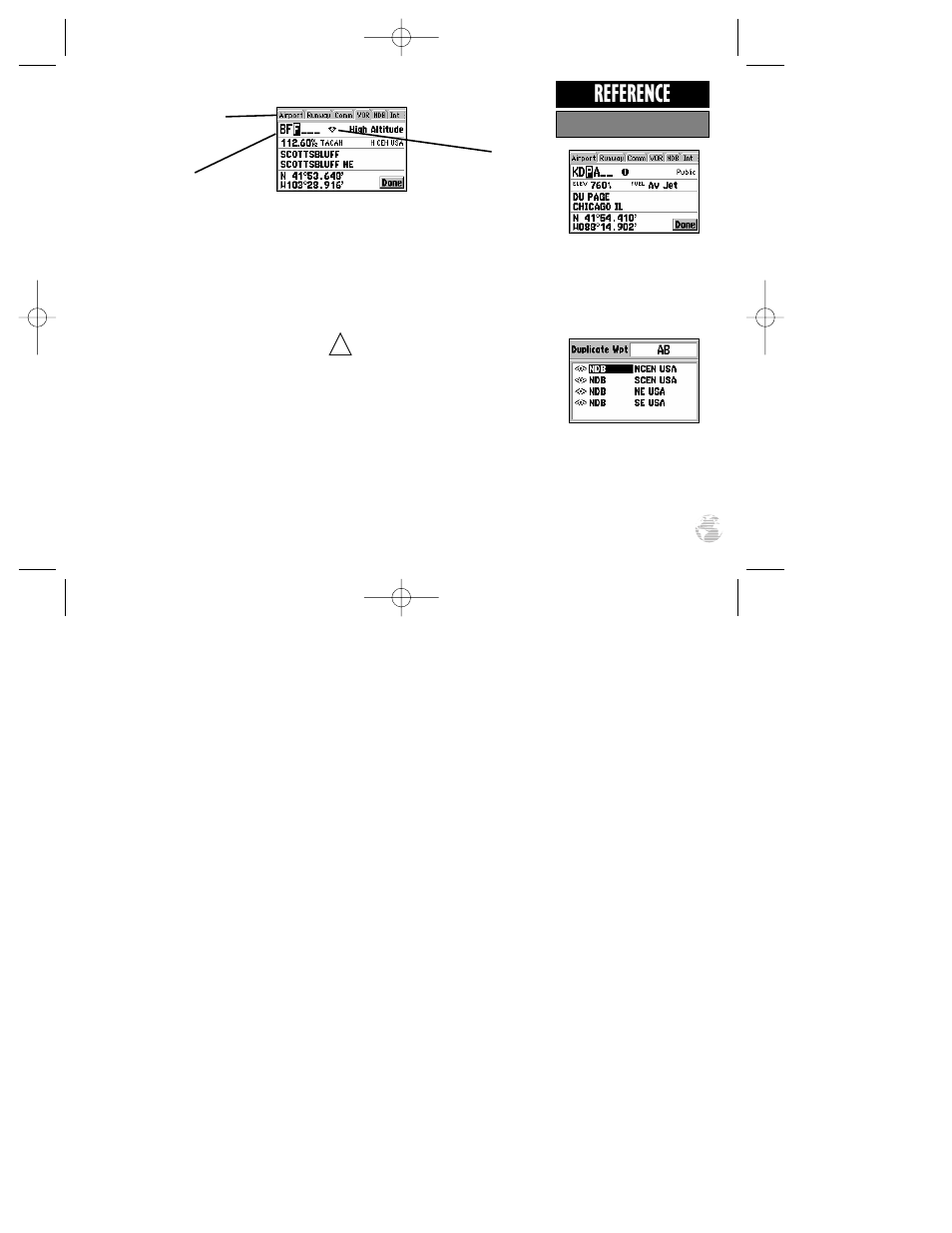 Reference | Garmin GPS III Pilot User Manual | Page 57 / 112