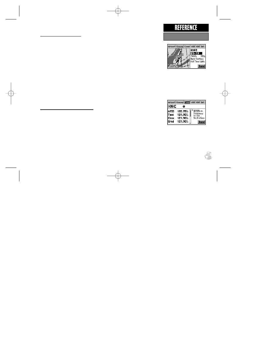 Reference | Garmin GPS III Pilot User Manual | Page 59 / 112