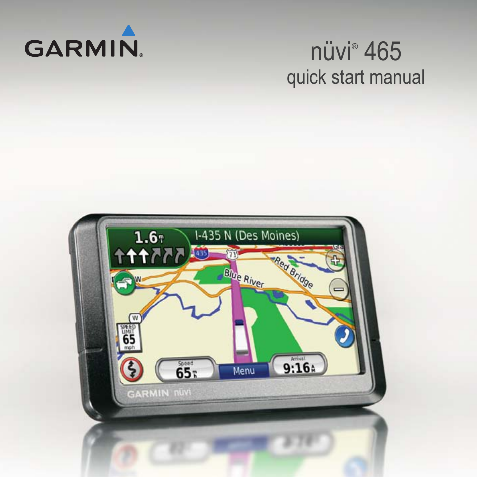 Garmin nuvi 465TF User Manual | 8 pages