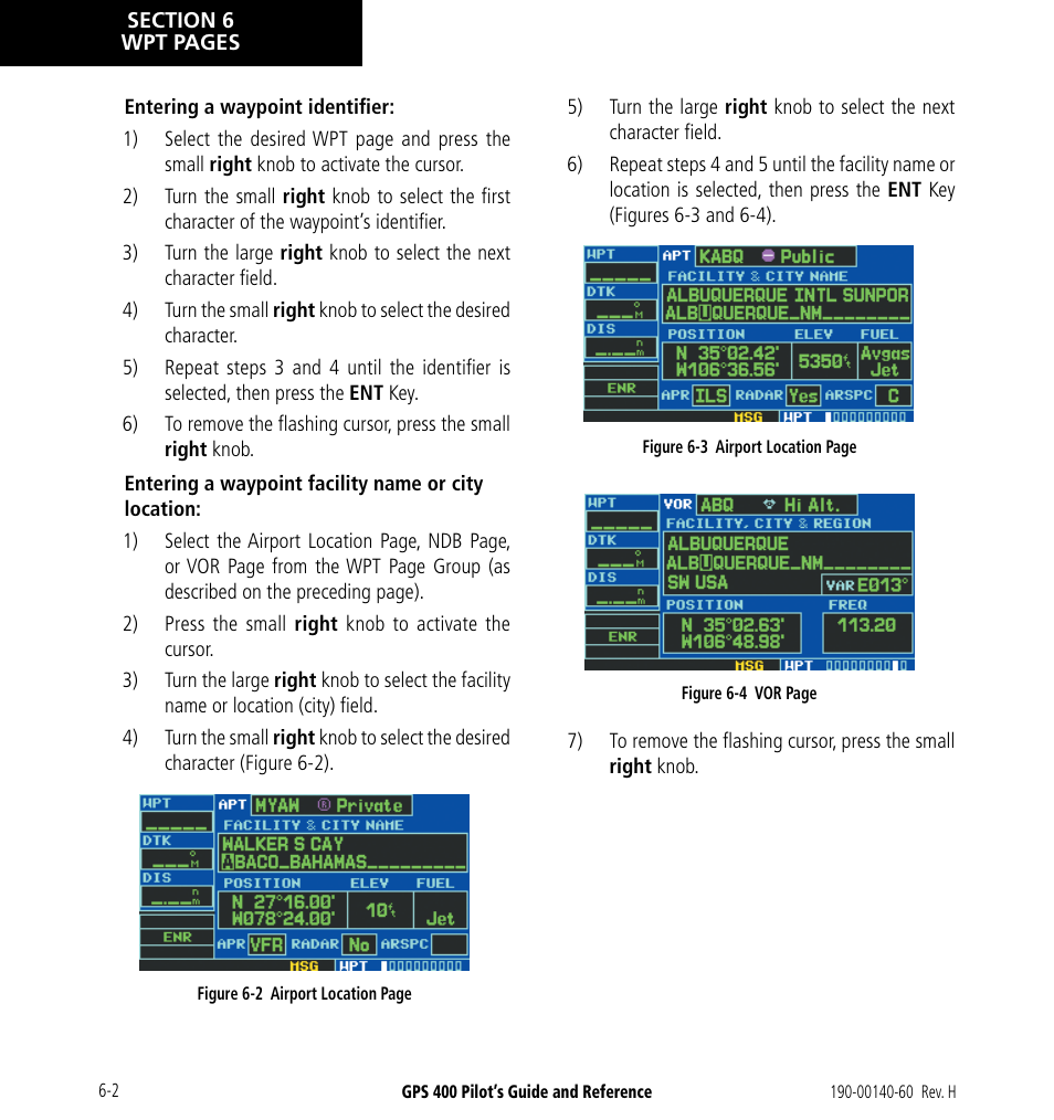 Garmin GPS 400 User Manual | Page 104 / 244