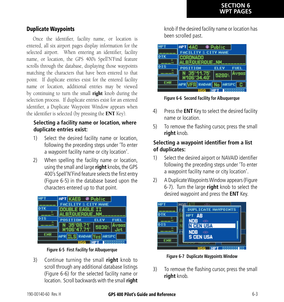Garmin GPS 400 User Manual | Page 105 / 244