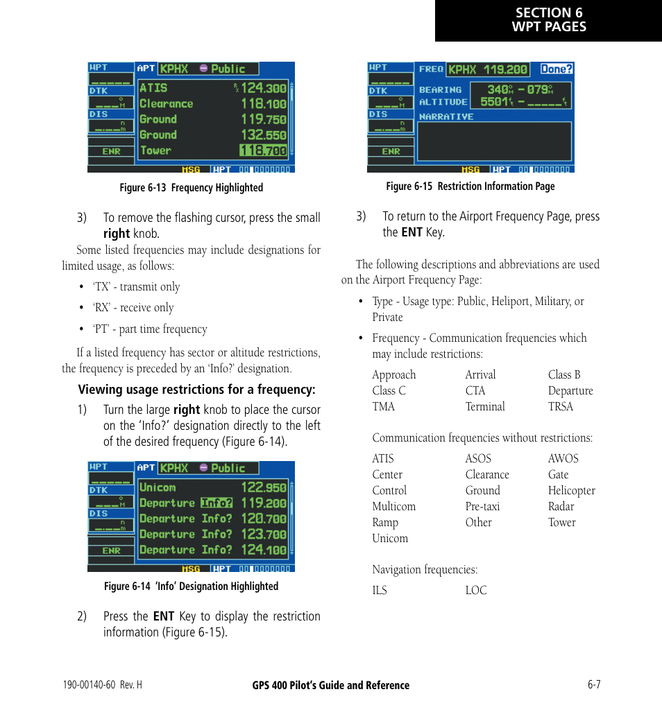 Garmin GPS 400 User Manual | Page 109 / 244