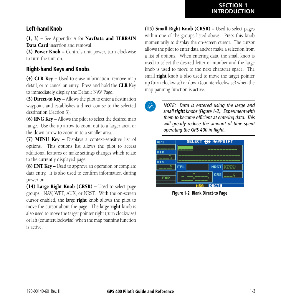 Garmin GPS 400 User Manual | Page 11 / 244