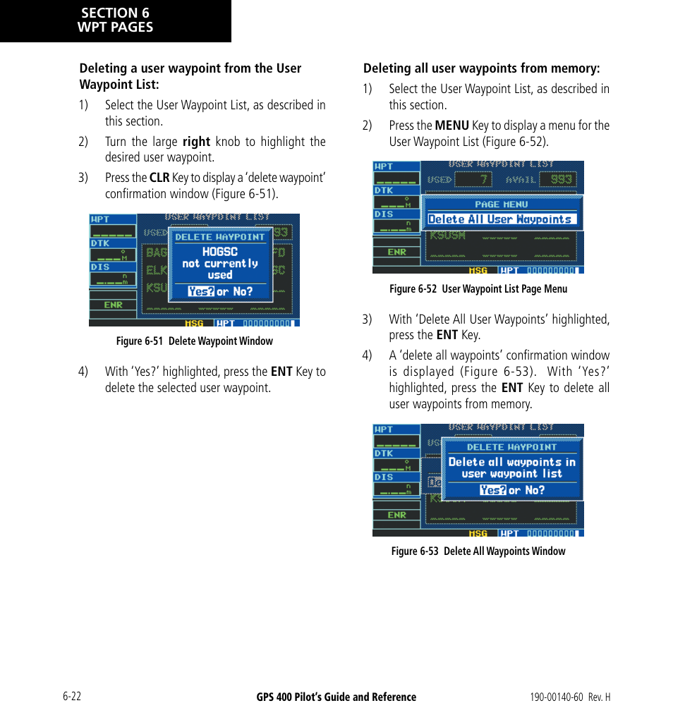 Garmin GPS 400 User Manual | Page 124 / 244