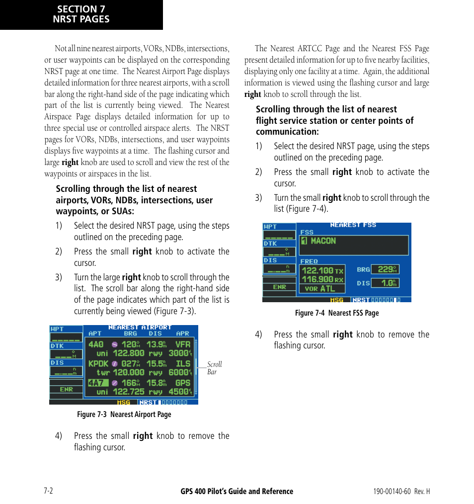 Garmin GPS 400 User Manual | Page 126 / 244