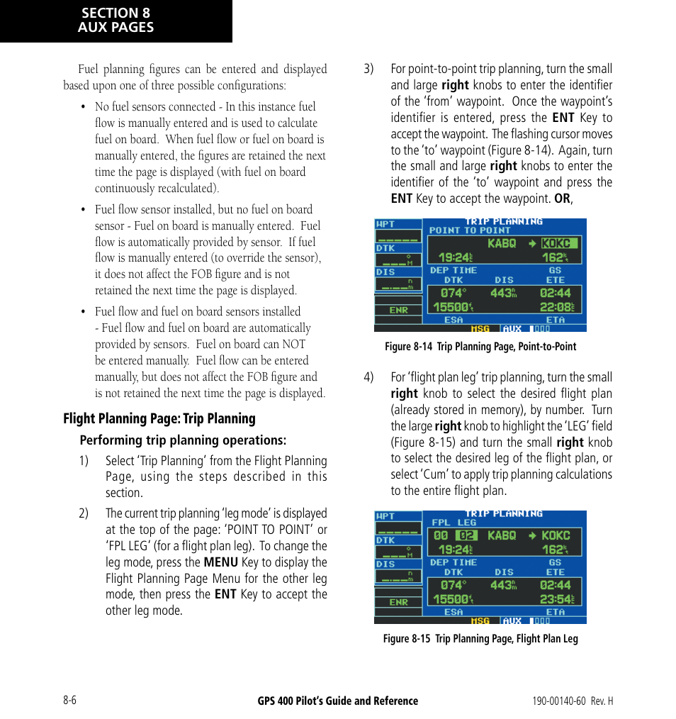 Garmin GPS 400 User Manual | Page 142 / 244