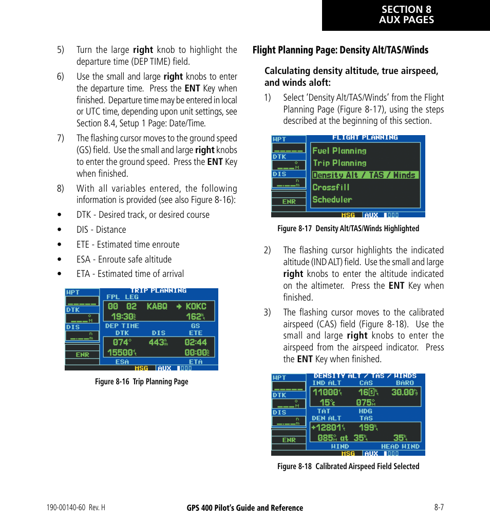 Garmin GPS 400 User Manual | Page 143 / 244