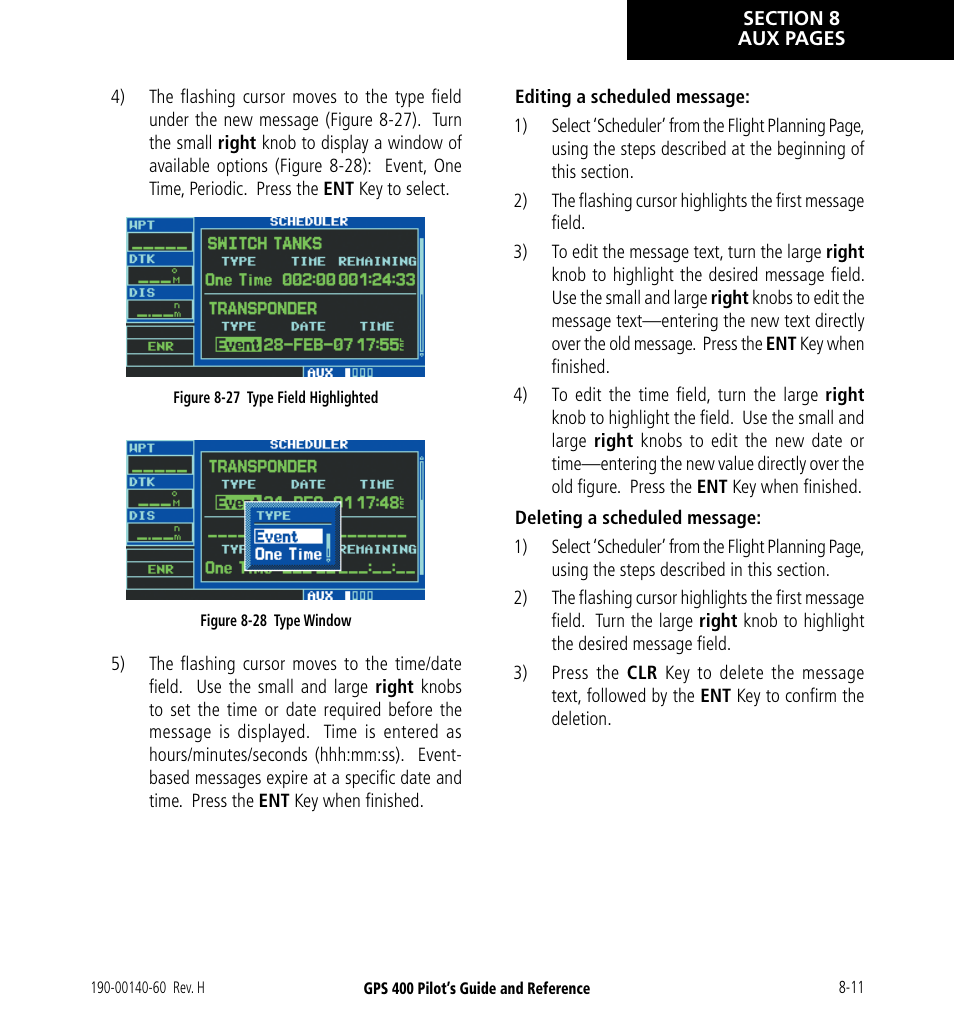Garmin GPS 400 User Manual | Page 147 / 244