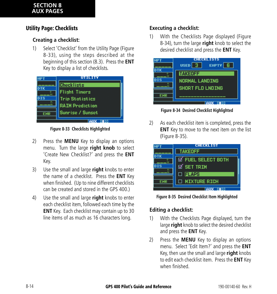 Garmin GPS 400 User Manual | Page 150 / 244