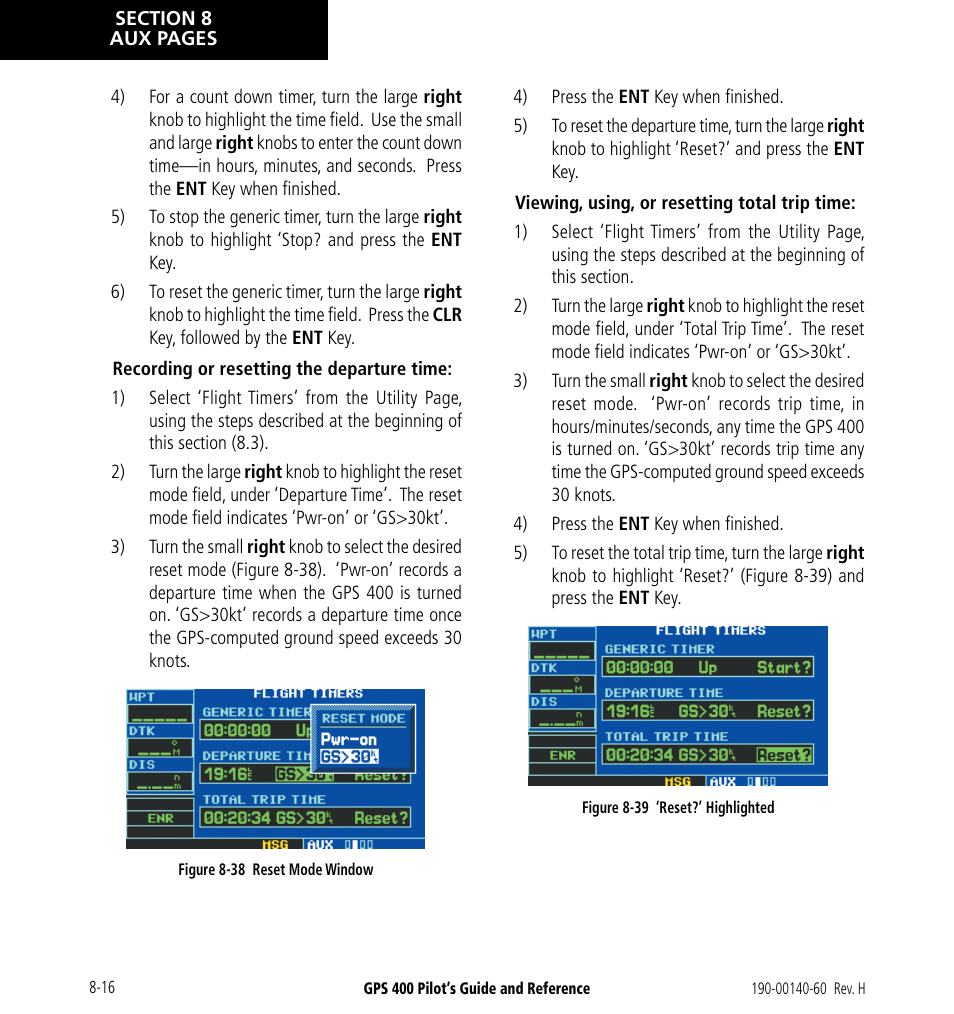Garmin GPS 400 User Manual | Page 152 / 244