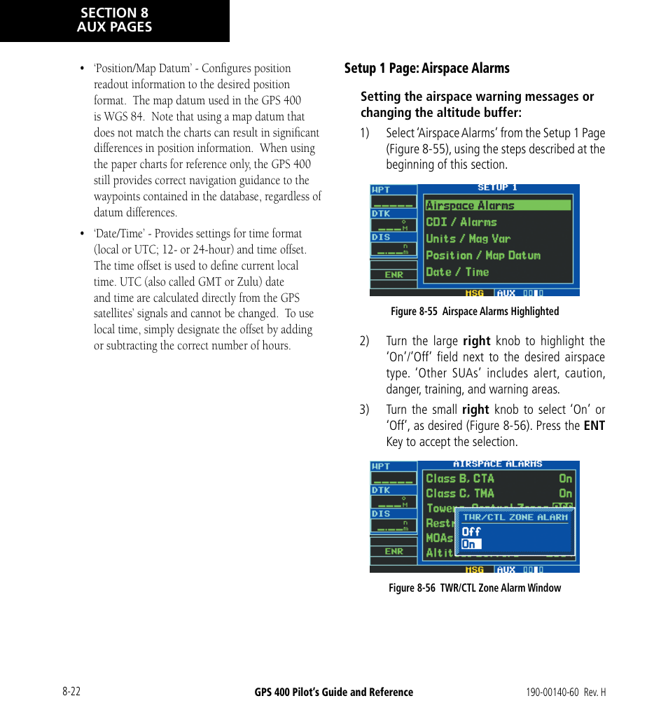 Garmin GPS 400 User Manual | Page 158 / 244