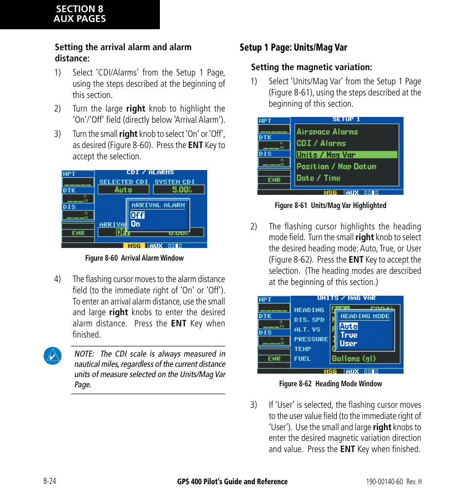 Garmin GPS 400 User Manual | Page 160 / 244