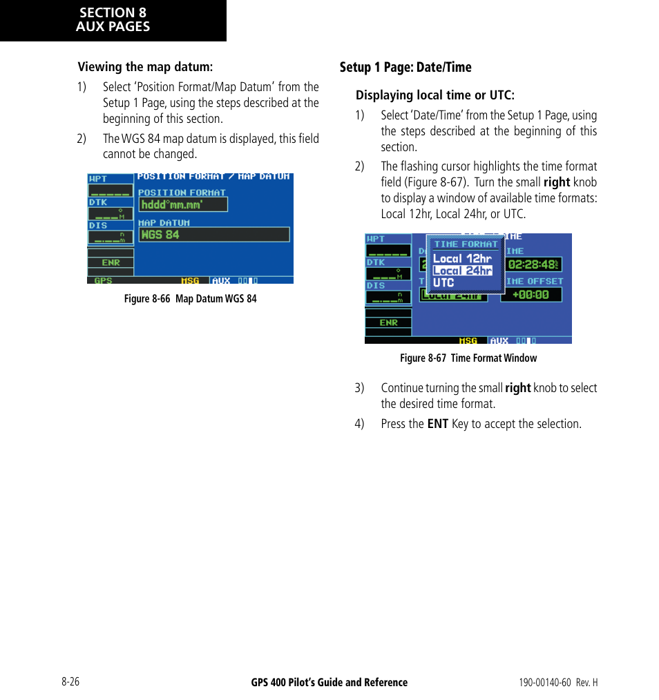 Garmin GPS 400 User Manual | Page 162 / 244