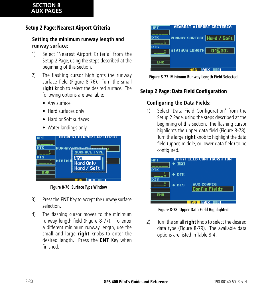 Garmin GPS 400 User Manual | Page 166 / 244