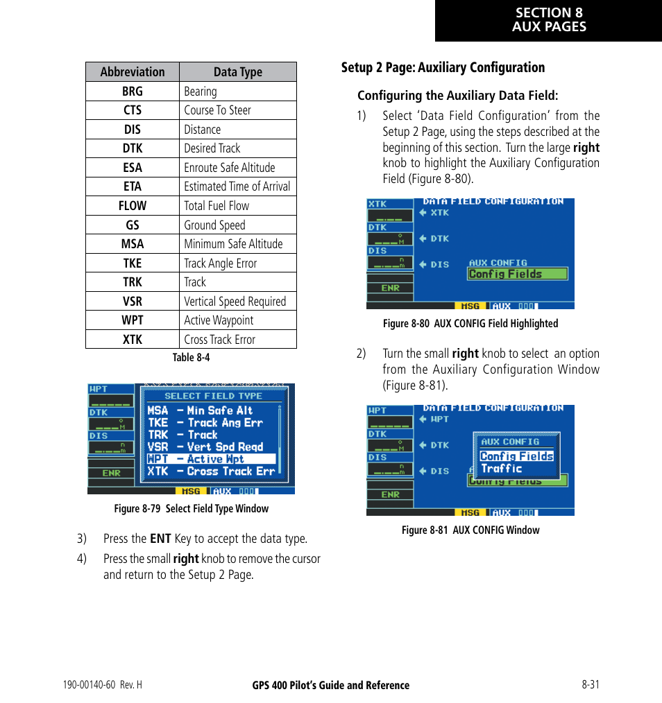 Garmin GPS 400 User Manual | Page 167 / 244