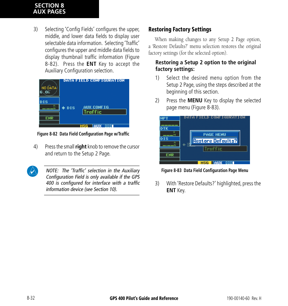 Garmin GPS 400 User Manual | Page 168 / 244