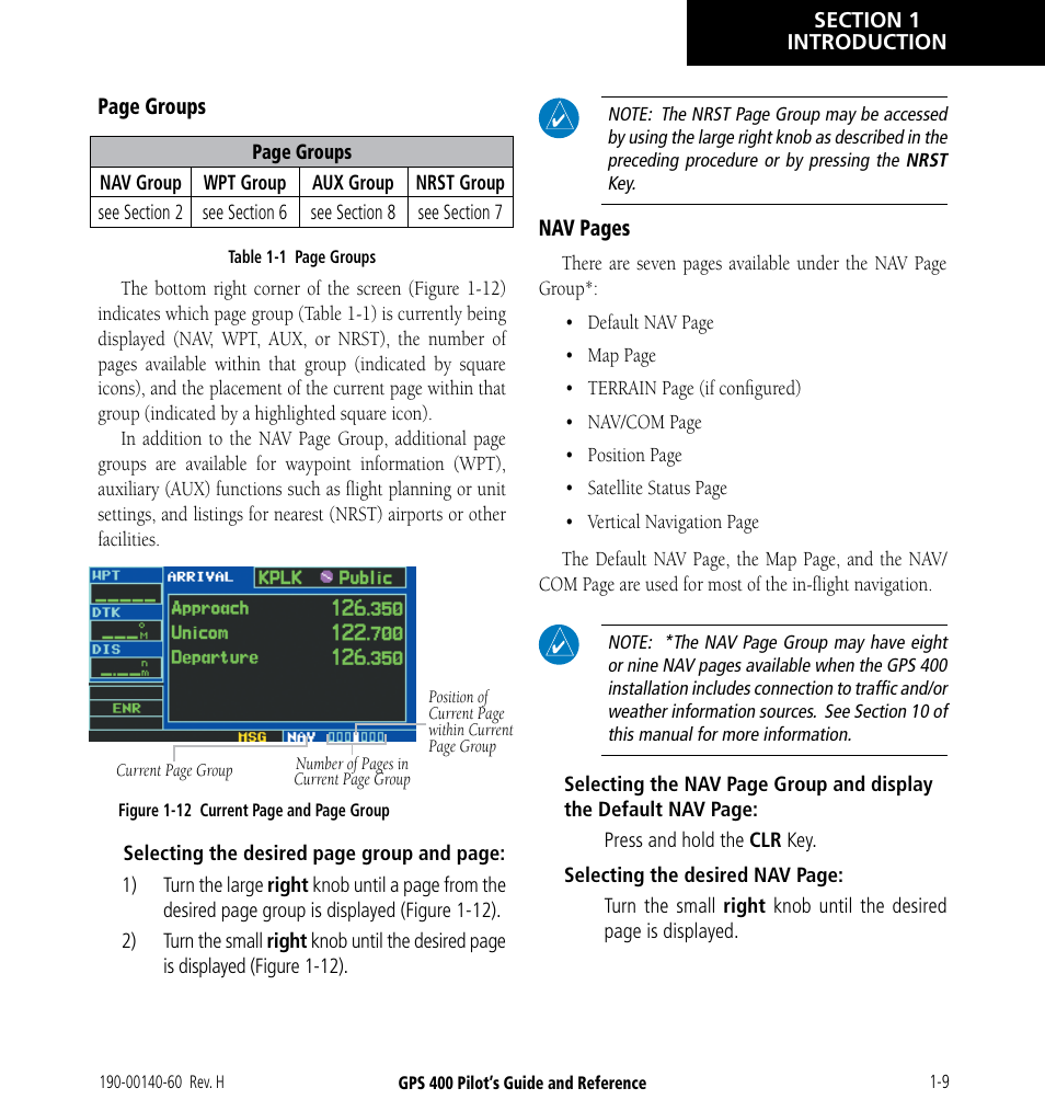Garmin GPS 400 User Manual | Page 17 / 244