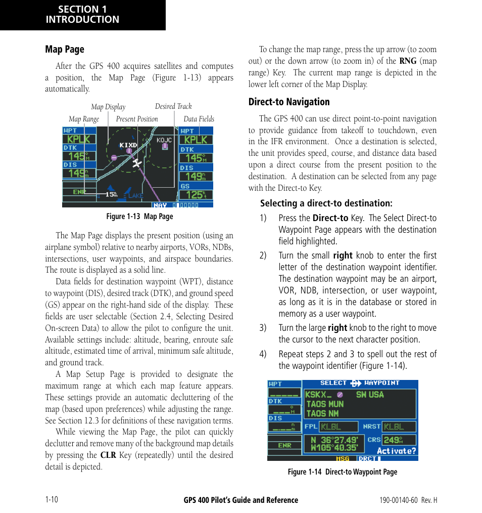 Garmin GPS 400 User Manual | Page 18 / 244