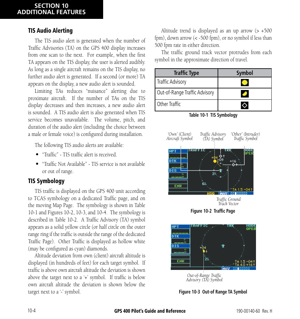 Garmin GPS 400 User Manual | Page 182 / 244