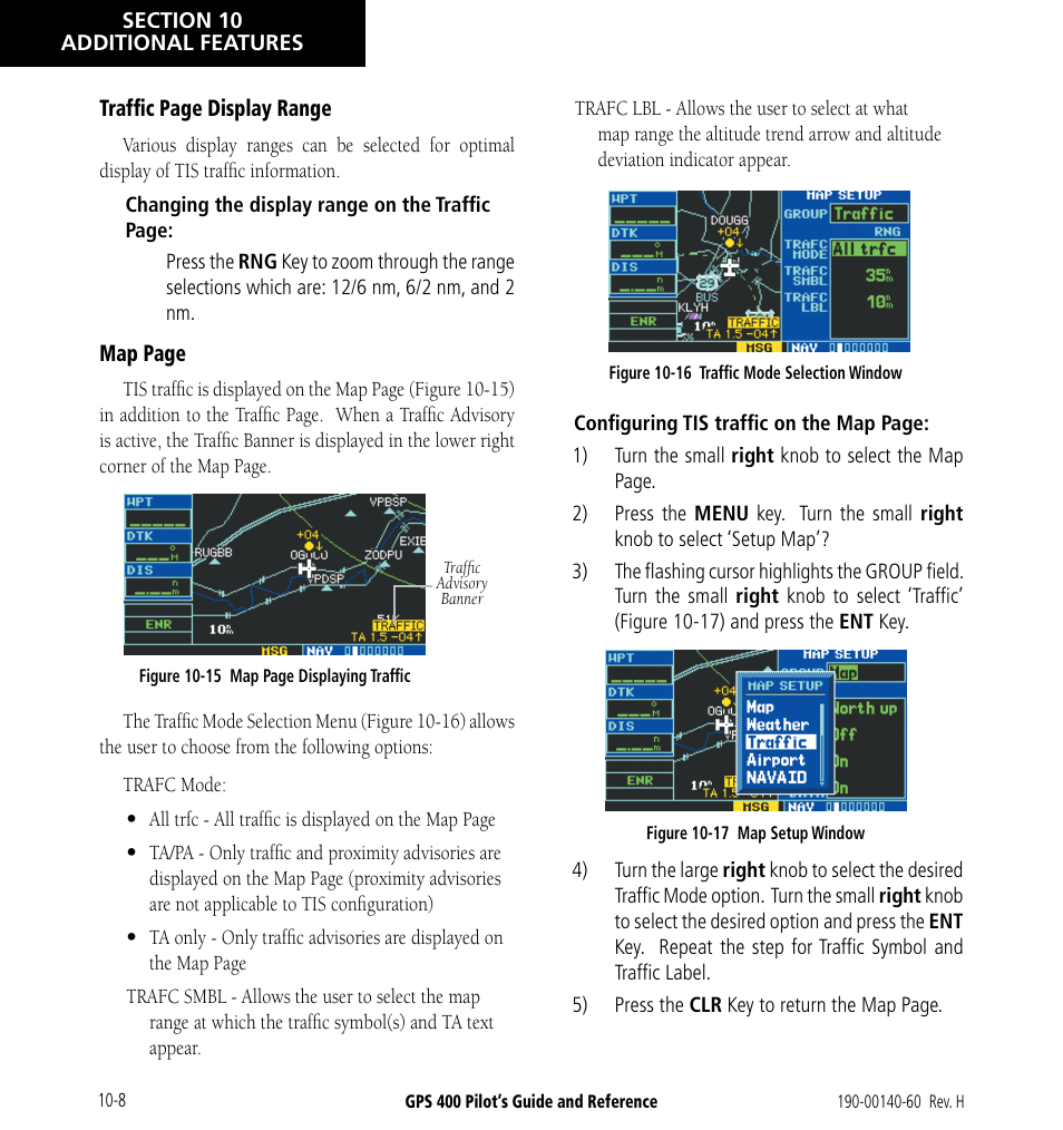 Garmin GPS 400 User Manual | Page 186 / 244