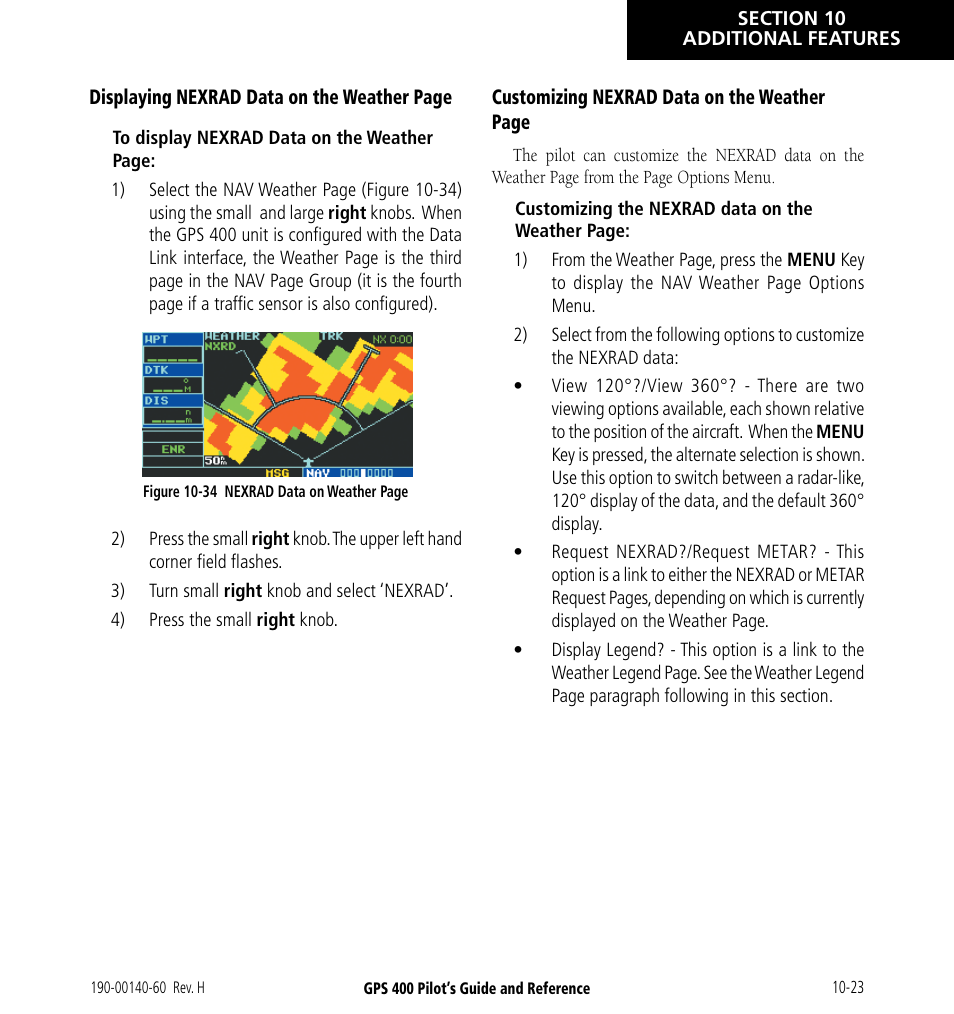 Garmin GPS 400 User Manual | Page 201 / 244