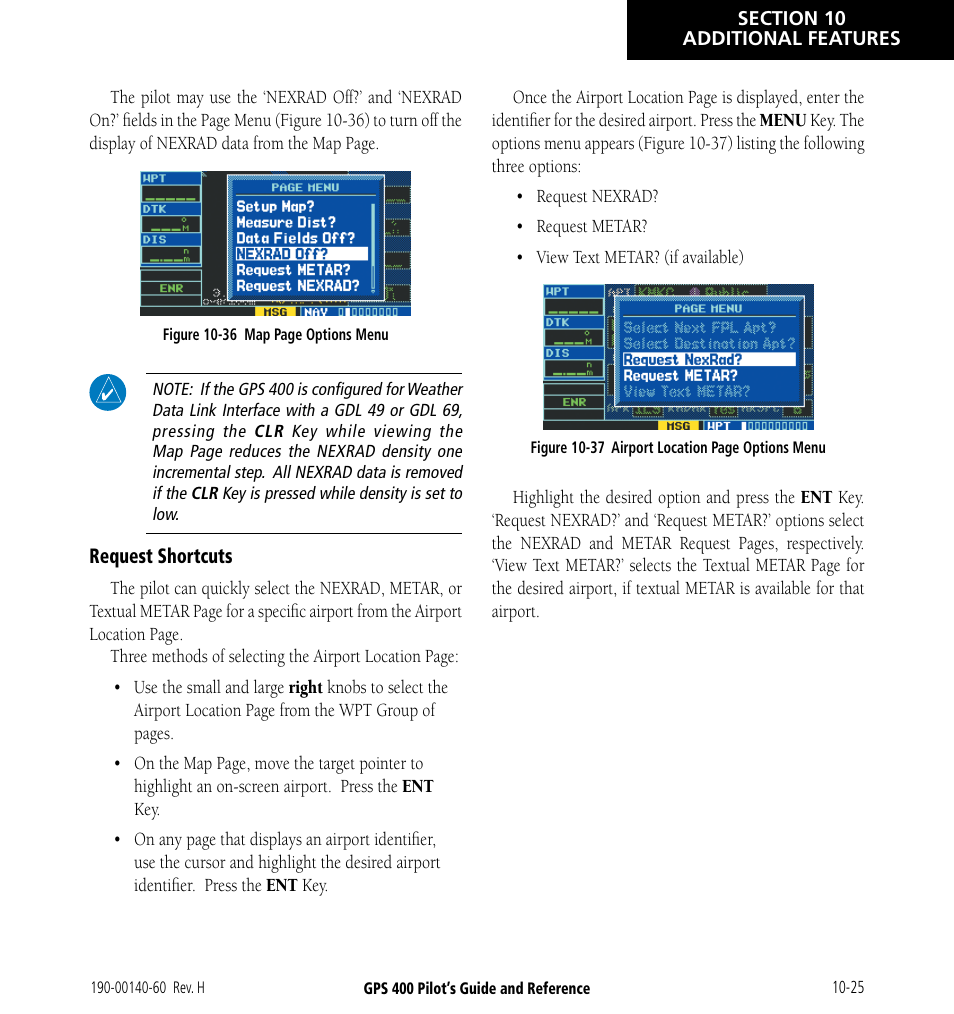 Garmin GPS 400 User Manual | Page 203 / 244