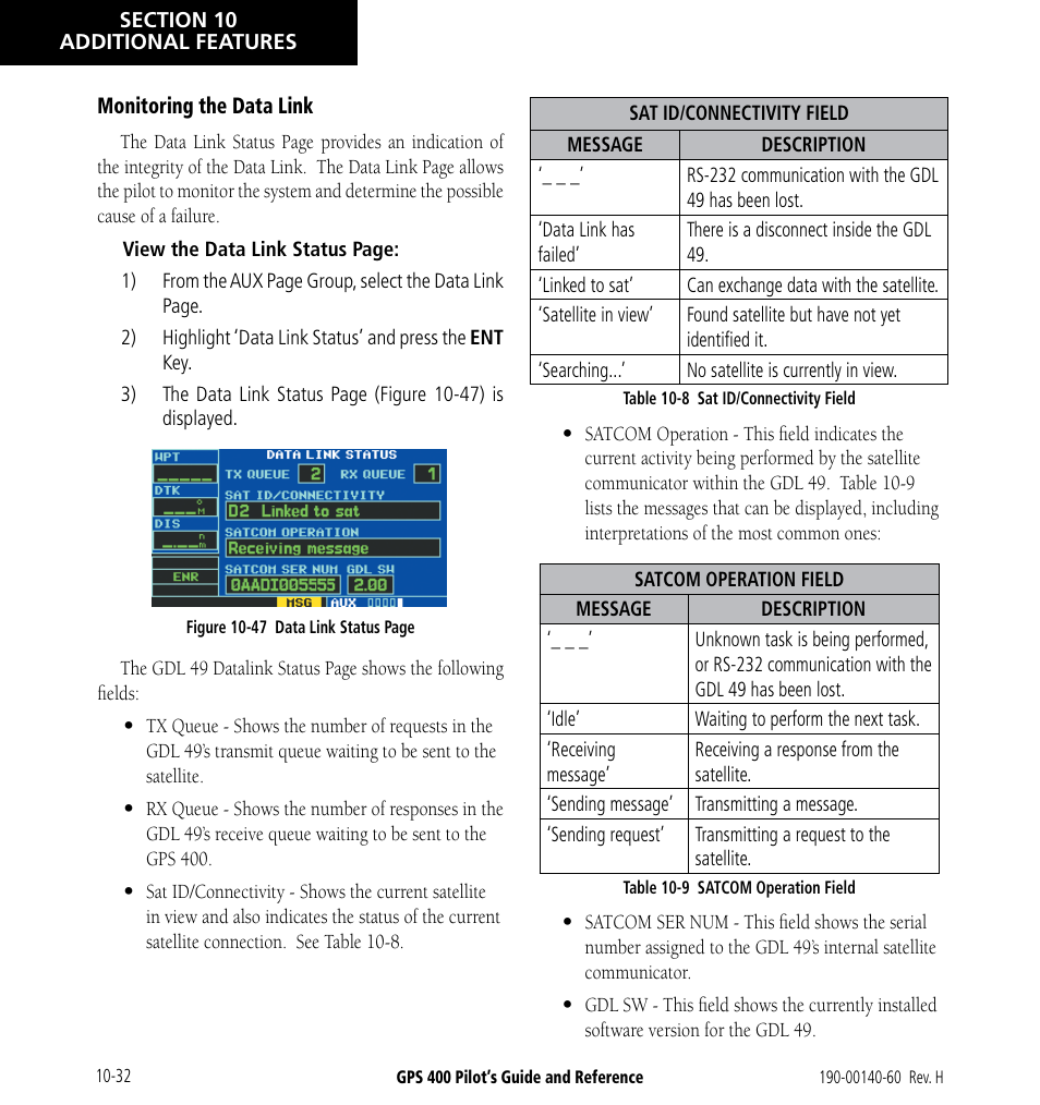 Garmin GPS 400 User Manual | Page 210 / 244
