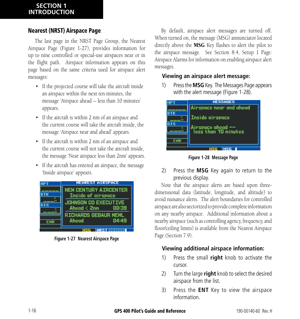 Garmin GPS 400 User Manual | Page 24 / 244