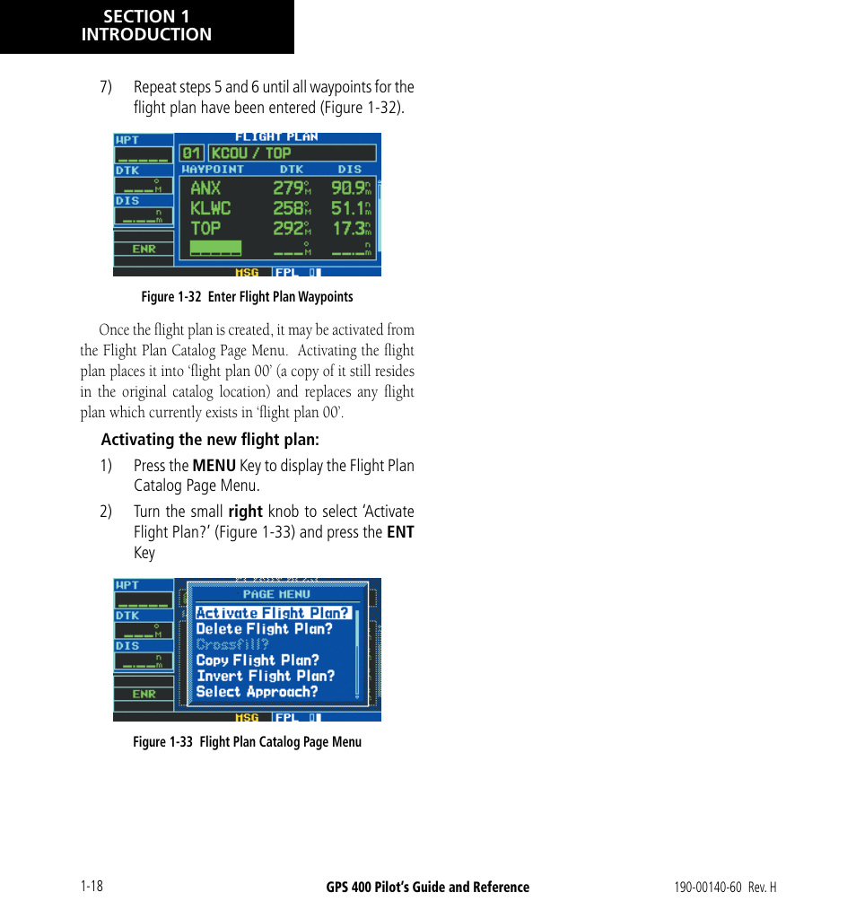 Garmin GPS 400 User Manual | Page 26 / 244