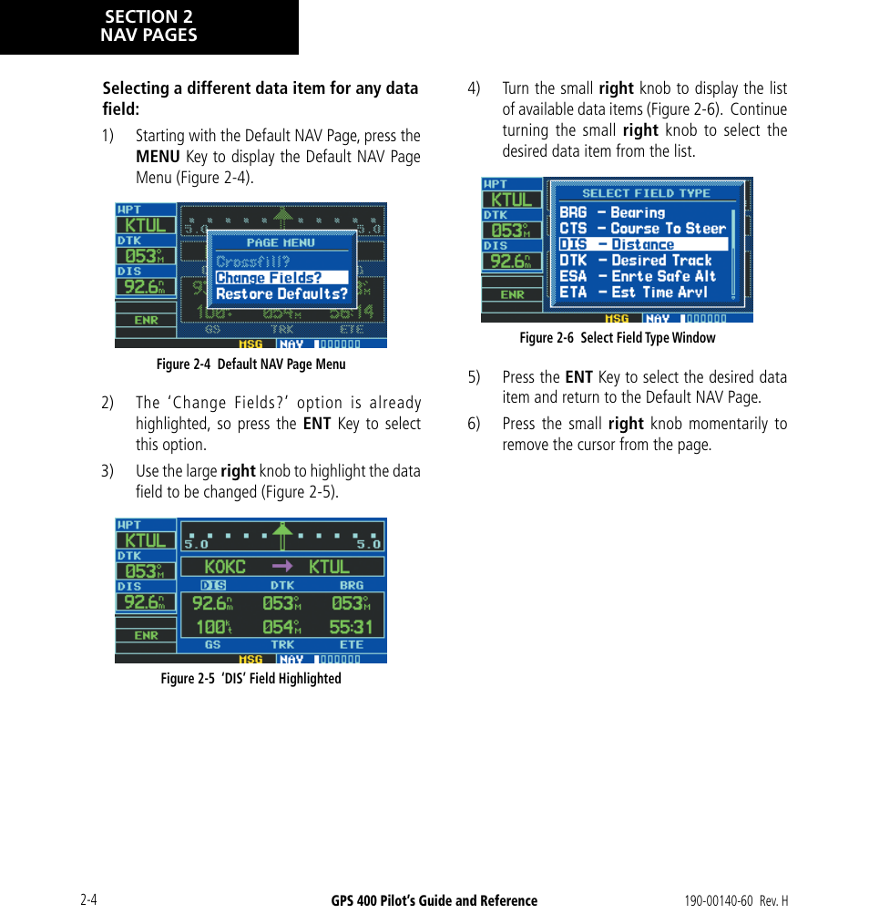 Garmin GPS 400 User Manual | Page 30 / 244