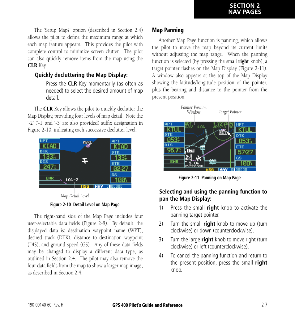 Garmin GPS 400 User Manual | Page 33 / 244