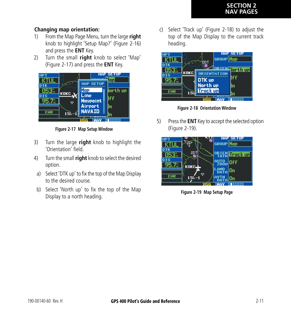 Garmin GPS 400 User Manual | Page 37 / 244