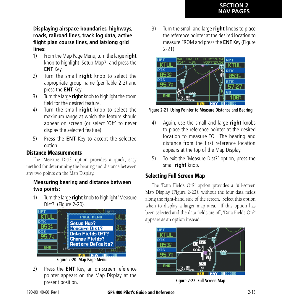 Garmin GPS 400 User Manual | Page 39 / 244