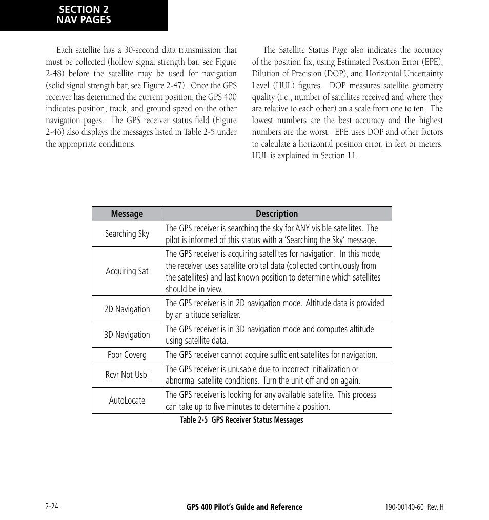 Garmin GPS 400 User Manual | Page 50 / 244