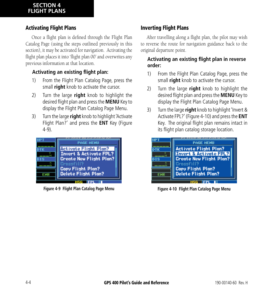 Garmin GPS 400 User Manual | Page 64 / 244